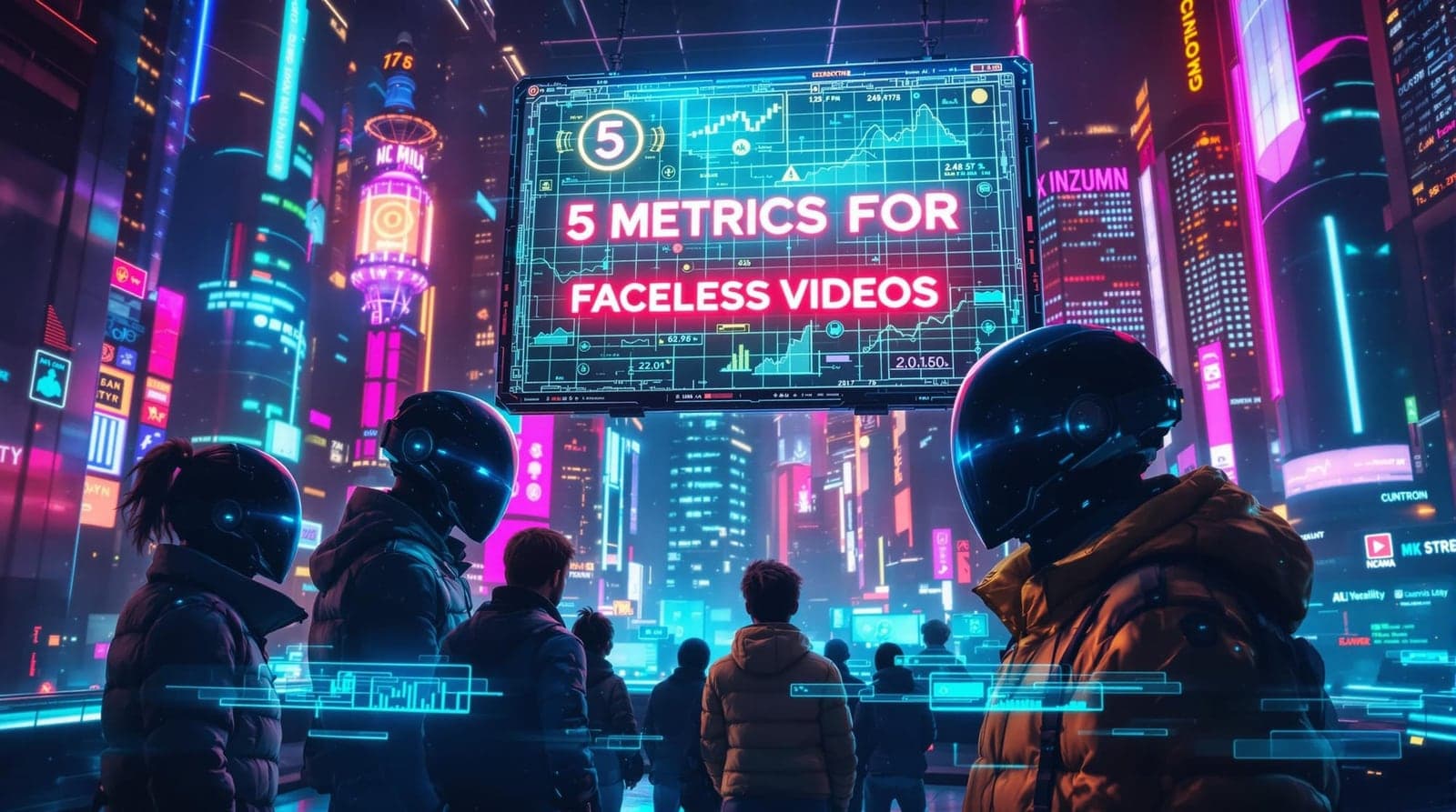 5 Metrics for Scaling Faceless Videos with AI